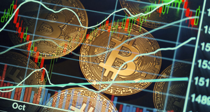Bitcoin,Trading,Market,Data,Chart.,Virtual,Cryptocurrency,Concept | Trading Online Recensioni