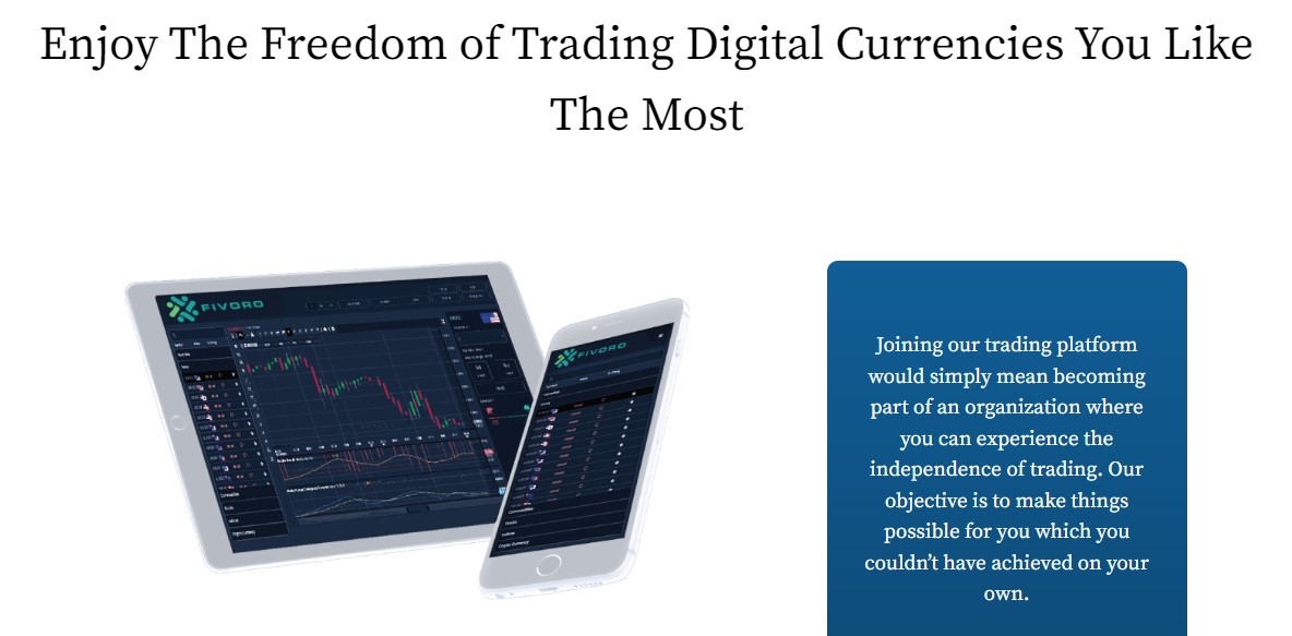 Fivoro trading digital currencies