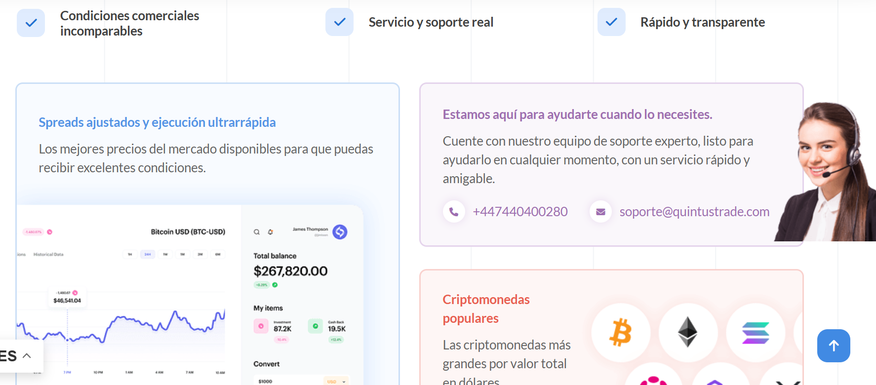 Quintustrade beneficios