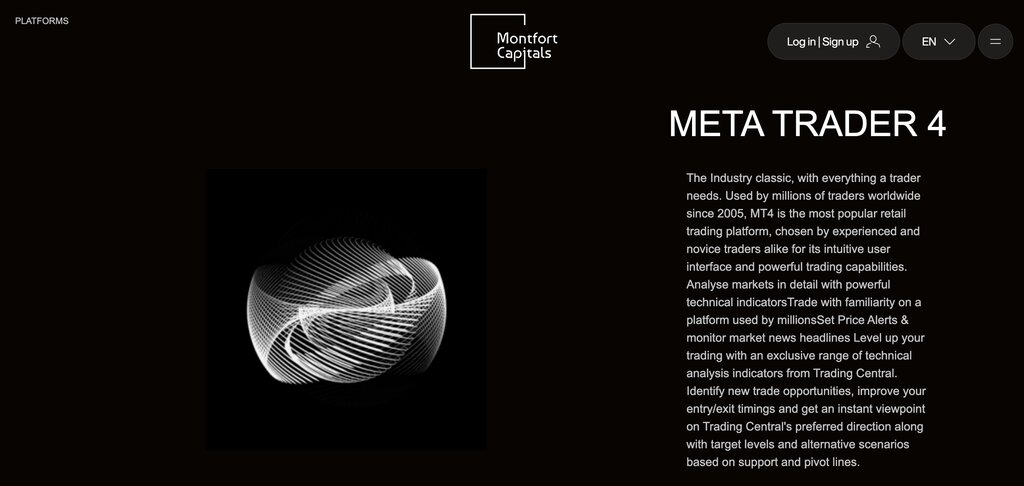 Montfort Capitals pages screenshot | Trading Online Recensioni Montfort Capitals pages screenshot